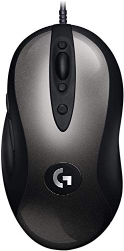 Logitech G MX518 Gaming Mouse HERO 25K Sensor, 25,600 DPI, ARM-Processor, 8 Programmable Buttons, Black/Grey
