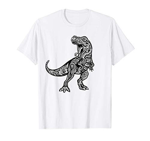 Mandala Tyrannosaurus Rex Dinosaurio Camiseta