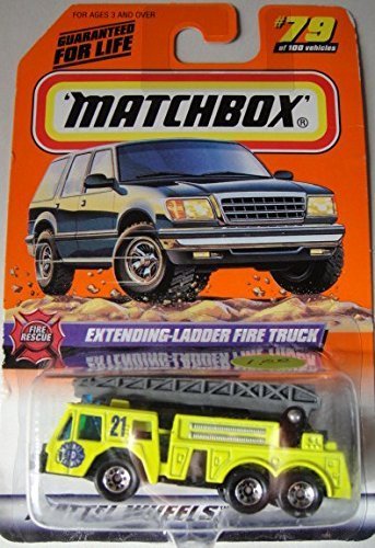 MATCHBOX FIRE RESCUE EXTENDING-LADDER FIRE TRUCK #79 by Matchbox