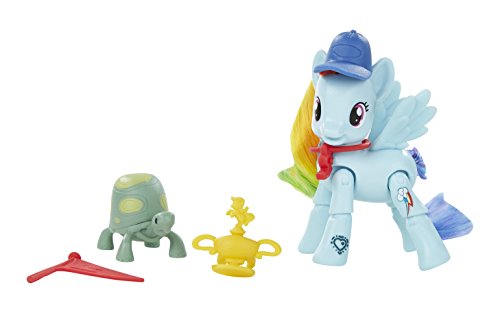 Mi Pequeño Pony La Amistad es mágica Rainbow Dash Patada ganadora de Poseable Pony Juguete