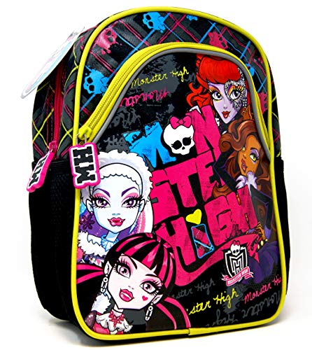 Monster High – Mochila de guardería / bolsa de guardería – para fiambrera, botella de agua + Art Sticker #3 – Mochila preescolar