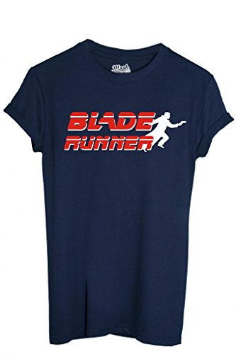 MUSH T-Shirt Blade Runner - Film by Dress Your Style - Hombre-L Azul Oscuro