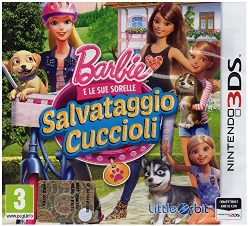Namco Bandai Games Barbie and Her Sisters Puppy Rescue, 3DS Básico Nintendo 3DS vídeo - Juego (3DS, Nintendo 3DS)