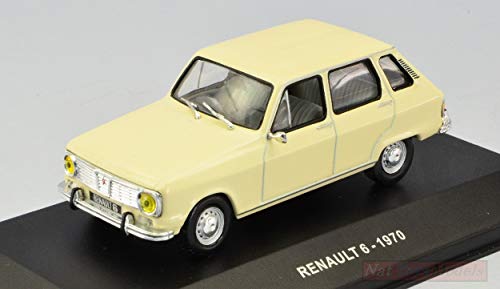 NEW Solido SL4304700 Renault 6 1970 Light Cream 1:43 MODELLINO Die Cast Model