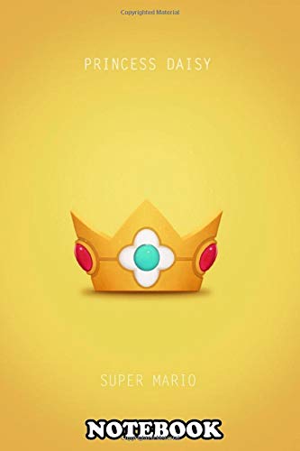 Notebook: Princess Daisy Minimal Poster , Journal for Writing, College Ruled Size 6" x 9", 110 Pages