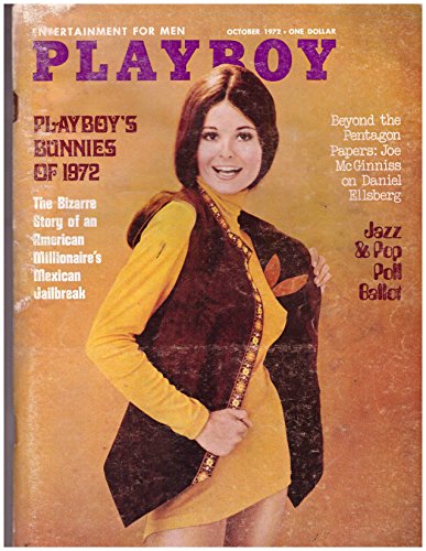 Playboy Vintage Magazine Atrás Número 19, Número 10 Fechado en octubre de 1972 por Hugh Hefner