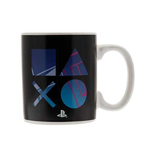 Playstation Icons - Taza de café con cambio de calor
