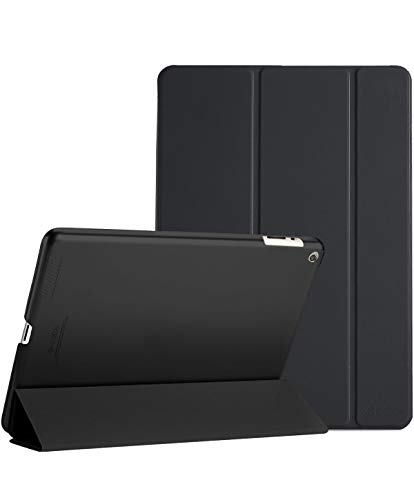 ProCase Funda iPad 2 3 4 - Carcasa Folio Ligera Delgada con Tapa Inteligente Reverso Translúcido Esmerilado Soporte para 9,7" Apple iPad 2/iPad 3/iPad 4 (Modelos Antiguos) –Negro