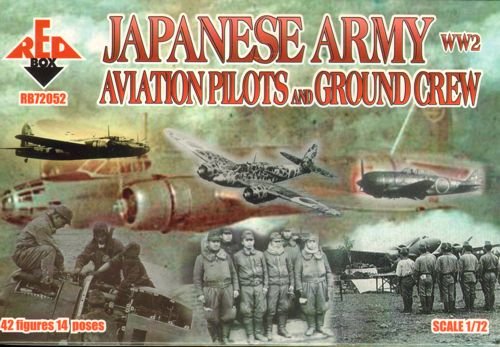 Redbox WW2 Japonesa de Aviación del Ejército Pilotos a.grcr (1:72)