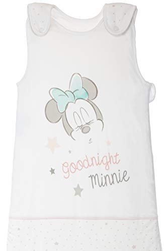 Saco de dormir para bebé, para todo el año, de algodón, con motivos de Minnie Mouse, 0-6 meses, aprox. 70 x 45 cm, TOG 2,5