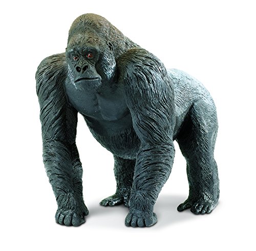 Safari Ltd. Wildlife Wonders - Silverback Gorilla - Quality Construction from Phthalate, Lead and BPA Free Materials - For Ages 3 and Up