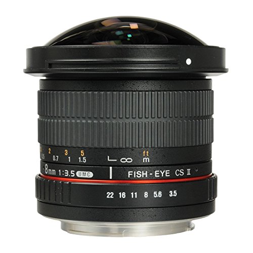 SAMYANG 8 mm f/3.5 UMC CS II fisheye lens - for Canon