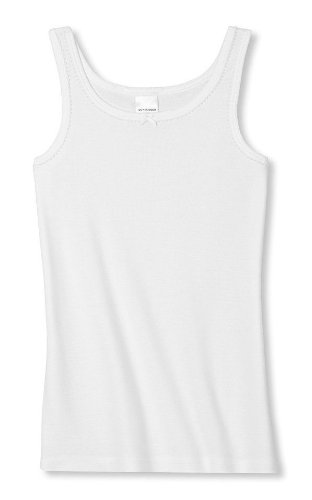 Schiesser - Camiseta Interior para niña, Talla 2 años (92 cm), Color Blanco 100