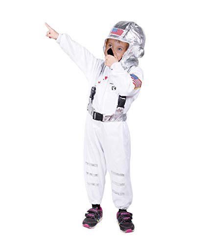 Seruna Disfraz de Astronauta F136 Tamaño 2-3 años (92-98 cm), Trajes de niños y niñas, para el Carnaval, también Adecuado como Regalo de cumpleaños