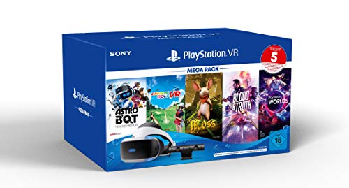 Sony Playstation VR Mega Pack + 5 Spiele Bundle - PS4 Virtual Reality USK18
