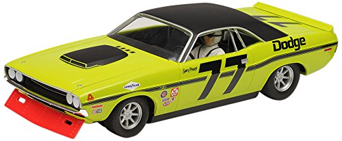 SuperSlot - Dodge Challenger T/A 1970 "Classic Wax 77", Coche Slot (Hornby S3419)