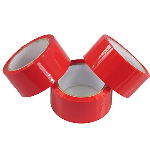 triplast 48 mm x 66 m Bajo Ruido cinta embalaje paquete – rojo (Pack de 6)