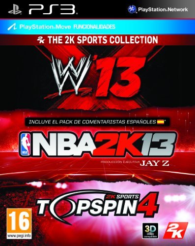 2K Sports Bundle: NBA 2K13 + Top Spin 4 + WWE 13