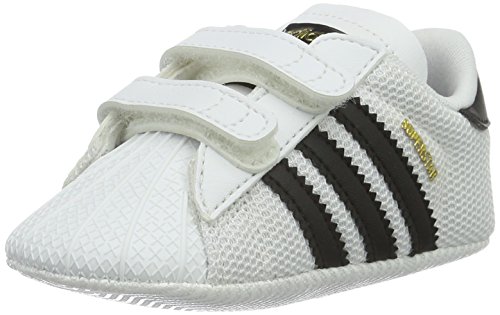 Adidas Superstar Crib, Zapatillas Unisex niños, Multicolor (Blanco/Negro), 17 EU