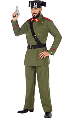 Atosa-54628 Disfraz Guardia Civil, Color Verde, M-L (54628)