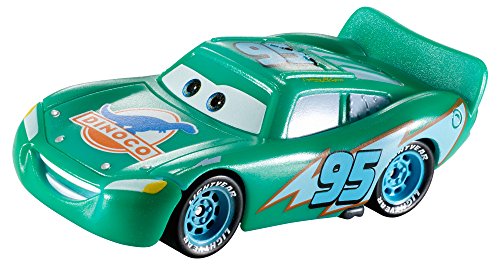 Cars 3 - Vehículo Rayo Mcqueen Dinoco Cambio De Color, Coche De Juguete, Multicolor (Mattel T2953)