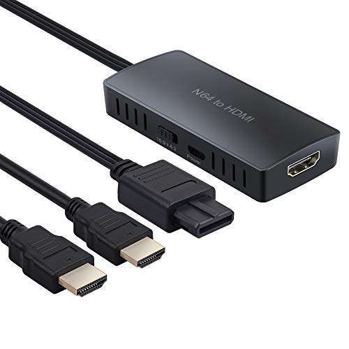 Convertidor N64 a HDMI Adaptador Cable de Señal RGB a HDMI Soporte 1080P 720P Conversor Cable N64 SNES GC a HDMI para N64/ SNES/Gamecube