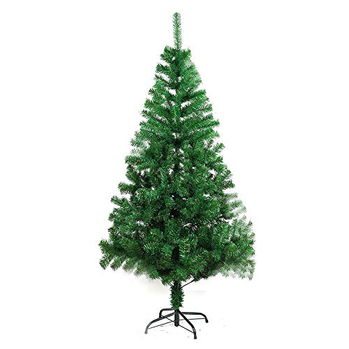 COOSNUG Árbol de Navidad de 210 cm, Árbol Artificial con 960 Puntas, ignífugo, Abeto, construcción rápida Incl. Soporte para árbol de Navidad, Navidad decoración Verde