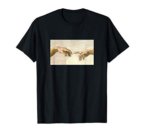Creación de Adam Michelangelo Historia del arte Camiseta