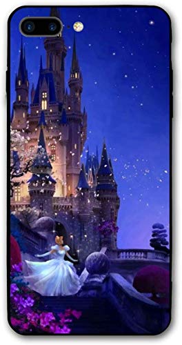 Custom iPhone 7/8 Plus Case Princess and The Castle Printed Case for Girls Women Men New Year 2021