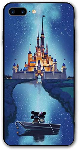 Custom iPhone 8 Plus Case/iPhone 7 Plus Case Minnie and Mickey's Castle Printed Case for iPhone 8 Plus/7 Plus New Year 2021