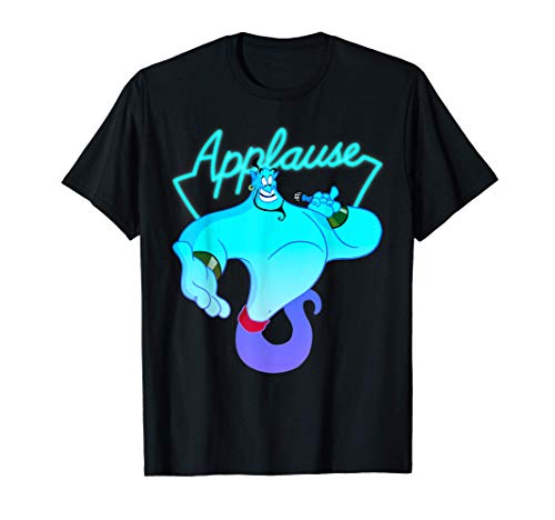Disney Aladdin Genie Applause Neon Light Camiseta