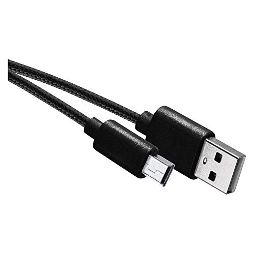 EMOS Cable USB 2.0 a Mini B Macho 2 A 2 Metros de Cable de Carga para PS3 Controlador PS2 de Alta Velocidad 480 Mbps