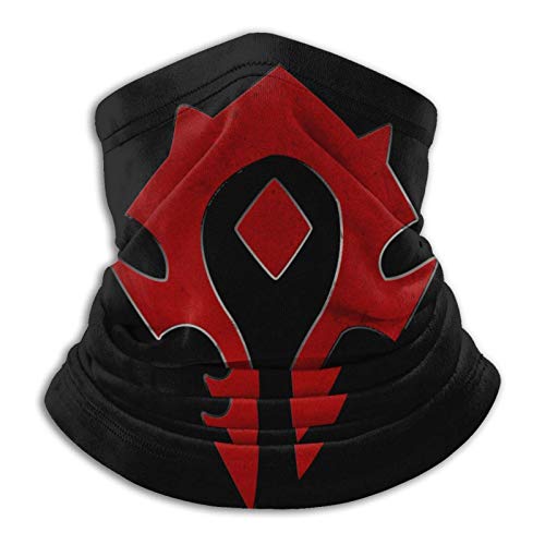 ewretery Unisex Face Mas-k World of Warcraft for The Horde Multifunctional Balaclava Headwear Bandana Balaclava for Outdoor Sports
