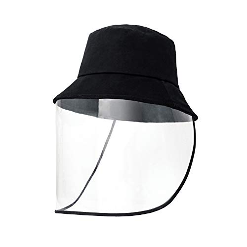 EXTSUD Gorro de Pescador Sombrero de Pescador Anti-UV para Actividades al Aire Libre a Prueba de Viento/Polvo, con Protección de Visera Transparente, Unisex