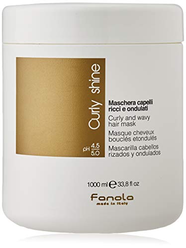 Fanola Curly Shine - Mascarilla cabellos rizados y ondulados - cuidado de rizos