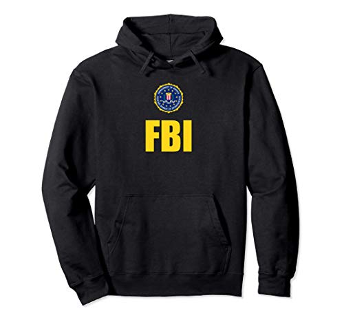 FBI Shirt, Logotipo del sello del pecho del agente federal Sudadera con Capucha