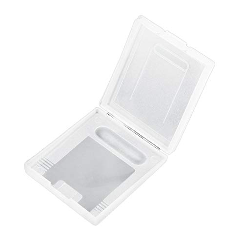 fengzong Fundas de plástico Transparente para Cartuchos de Juego Caja de Almacenamiento Soporte Protector Cubierta de Polvo Carcasa de Repuesto para Nintend Gameboy GB GBC GBP (Clear & Clear)
