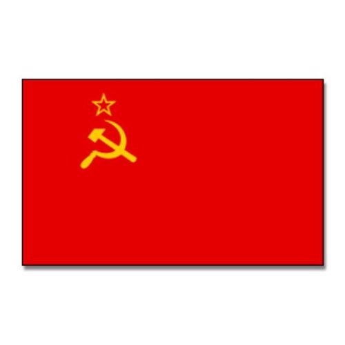 Flaggenking URSS Unión Soviética Bandera con Bandera de Resistente a la Intemperie, Multi, 150 x 90 x 1 cm
