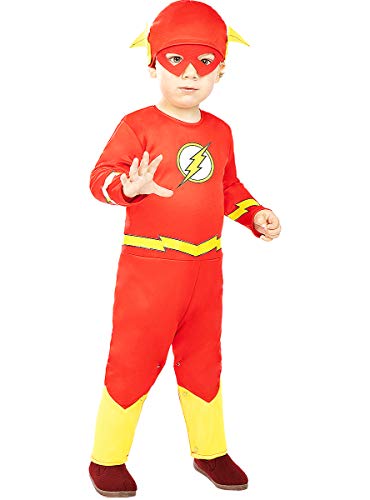 Funidelia | Disfraz de Flash Oficial para bebé Talla 12-24 Meses ▶ Superhéroes, DC Comics, Justice League - Multicolor