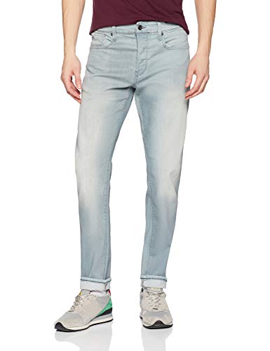 G-STAR RAW 3301 Straight Jeans Vaqueros, Nero (Medium Aged 9882-071), 29W / 34L para Hombre