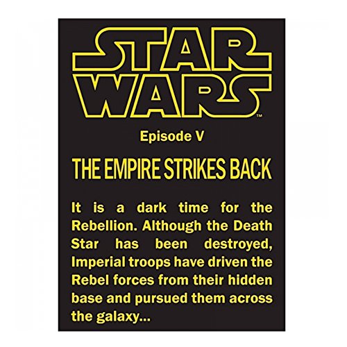 Genuino Star Wars Empire Strikes Back Episodio V de apertura Refrigerador Imán Regalo Nevera