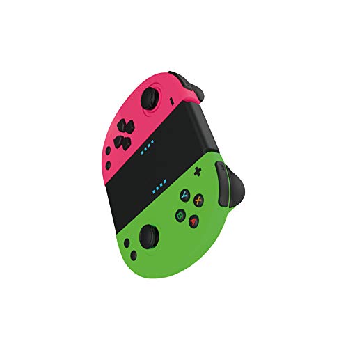 Gioteck - Mandos Joy-con rosa y verde JC-20 Gioteck compatibles (Nintendo Switch)
