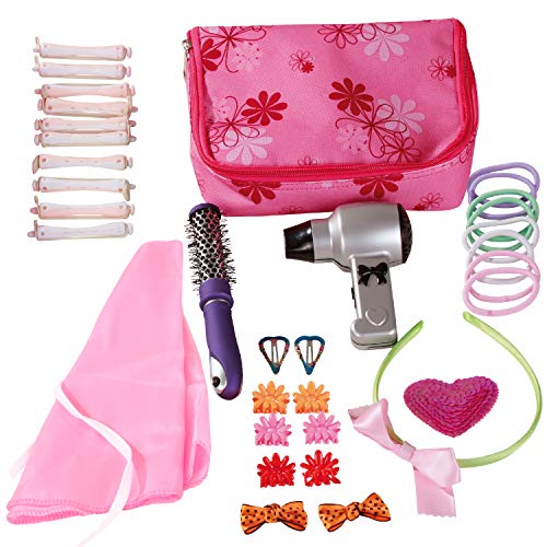 Götz 3402239 Hair Stylist For Dolls - Doll and Styling-Head Accessorie - with Bag and Styling DVD - Suitable Agegroup 3+