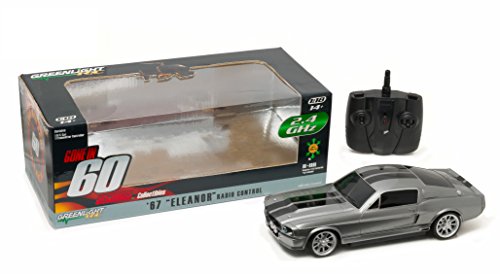 Greenlight Collectibles – 91001 – Ford Mustang Shelby GT 500 Eleanor – Radio Control – Escala 1/18 – Gris Metal/Negro