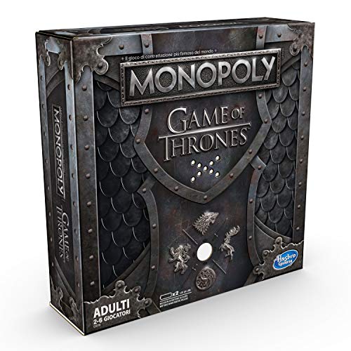 Hasbro E3278 Monopoly Game of Thrones - Juego para Adultos, 2 – 6 Jugadores (edición en Italiano)