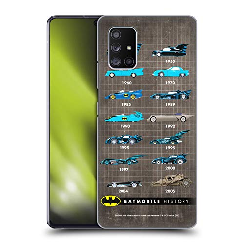 Head Case Designs Oficial Batman DC Comics Evolución Historial de batmóviles Carcasa rígida Compatible con Samsung Galaxy A71 5G (2020)
