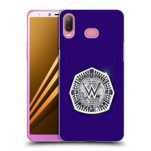 Head Case Designs Oficial WWE Campeón de Peso Crucero Correas de Title Carcasa rígida Compatible con Samsung Galaxy A6s (2018)