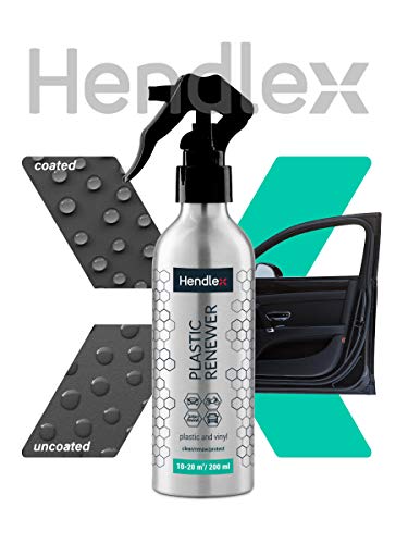 Hendlex Nano 3en1 Limpiador, Regenerador y Protector. Hidratador de Plasticos de Coche y Moto, Gomas y Piel/Salpicaderos (Incluye bayeta Microfibra atrapa Polvo) 200ml