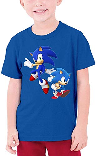 HGdggvd Boys Sonic Hedgehog 3D Game Figure Fashion Shirt