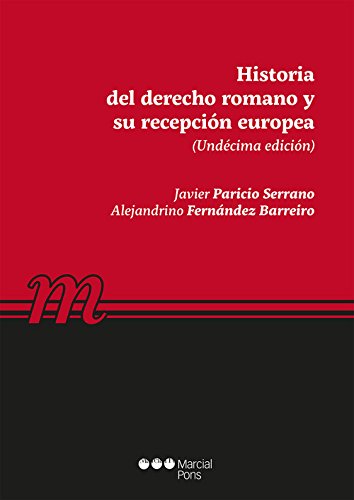 Historia del Derecho romano y su recepción europea (Manuales universitarios)